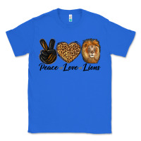 True Royal Peace Love Lion Head Classic Tee - LillyAllenDesigns