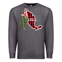 Charcoal Heather Merry Christmas Premium Sweatshirt - CowhideDigitalArt
