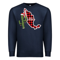 Navy Merry Christmas Premium Sweatshirt - CowhideDigitalArt