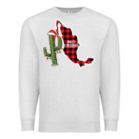 Oatmeal Heather Merry Christmas Premium Sweatshirt - CowhideDigitalArt