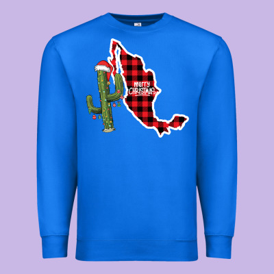 Merry Christmas Premium Sweatshirt Designed By Cowhidedigitalart