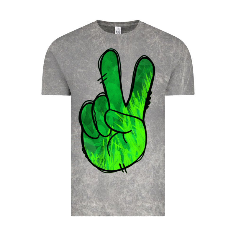 Green Peace Sign Vintage Tee by Jasminsmagicworld | Teevron