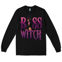 Black Boss Witch Long Sleeve Tee - texasbilliewilder
