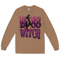Toasted Coconut Boss Witch Long Sleeve Tee - texasbilliewilder