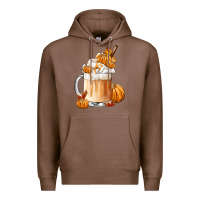 Chestnut Fall Coffee Premium Hoodie - FaDigitalArtStudio