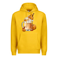 Lemon Fall Coffee Premium Hoodie - FaDigitalArtStudio