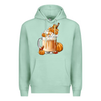 Seafoam Fall Coffee Premium Hoodie - FaDigitalArtStudio