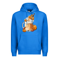 True Royal Fall Coffee Premium Hoodie - FaDigitalArtStudio