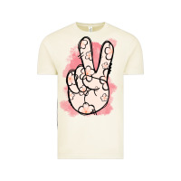 Vintage Arctic Floral Peace Sign Vintage Tee - Jasminsmagicworld