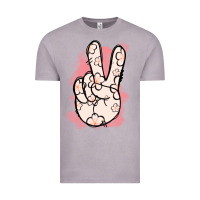 Vintage Zinc Floral Peace Sign Vintage Tee - Jasminsmagicworld