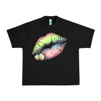 Black Pastel Color Easter Lips Urban Heavy Tee - Bettercallsaul
