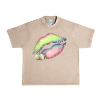 French Oak Pastel Color Easter Lips Urban Heavy Tee - Bettercallsaul