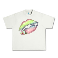 Pistachio Pastel Color Easter Lips Urban Heavy Tee - Bettercallsaul