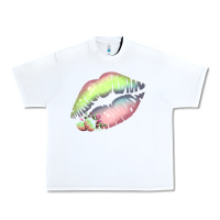 White Pastel Color Easter Lips Urban Heavy Tee - Bettercallsaul