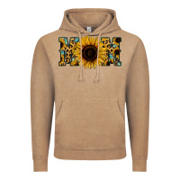 Vintage Coffee Leopard Sunflower Gemstone Mom Vintage Hoodie - Bettercallsaul