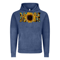 Vintage Denim Leopard Sunflower Gemstone Mom Vintage Hoodie - Bettercallsaul