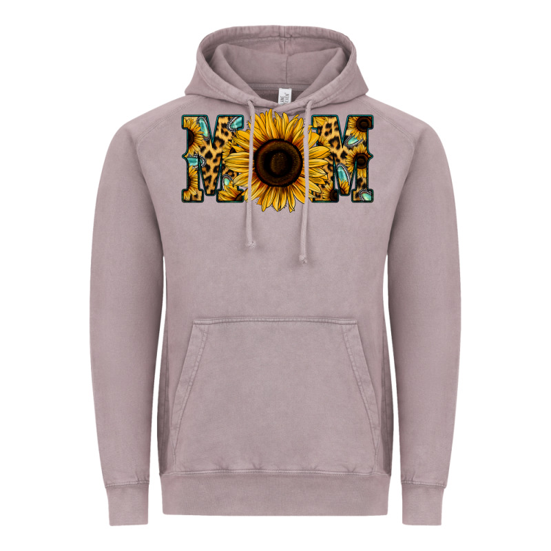 Leopard Sunflower Gemstone Mom Vintage Hoodie by Bettercallsaul | Teevron