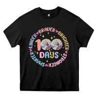 Black 100 days of school Heavy Core Tee - MaliasSmallBusiness