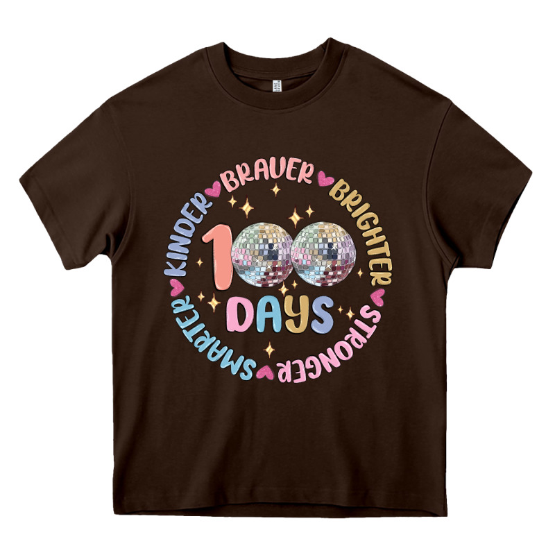 100 Days Of School Heavy Core Tee by MaliasSmallBusiness | Teevron