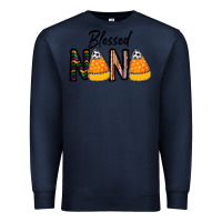 Navy Blessed nana Premium Sweatshirt - CowhideDigitalArt