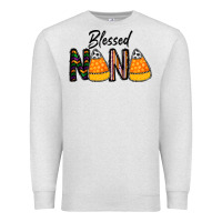 Oatmeal Heather Blessed nana Premium Sweatshirt - CowhideDigitalArt