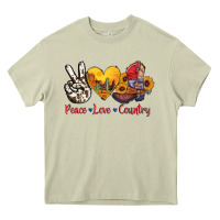 Mossy peace love country american texas flag boots Heavy Core Tee - AdoDesignShop