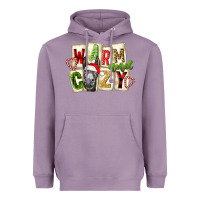 Lavender warm and cozy donkey Heavyweight Hoodie - FaDigitalArtStudio