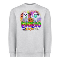 Heather Grey boo boo crew Heavyweight Sweatshirt - CowGirlArtShop