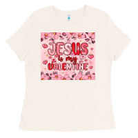 Bone jesus is my valentine Ladies Tee - MaliasSmallBusiness
