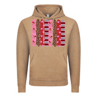 Valentine's Day Brushstrokes Vintage Hoodie | Teevron