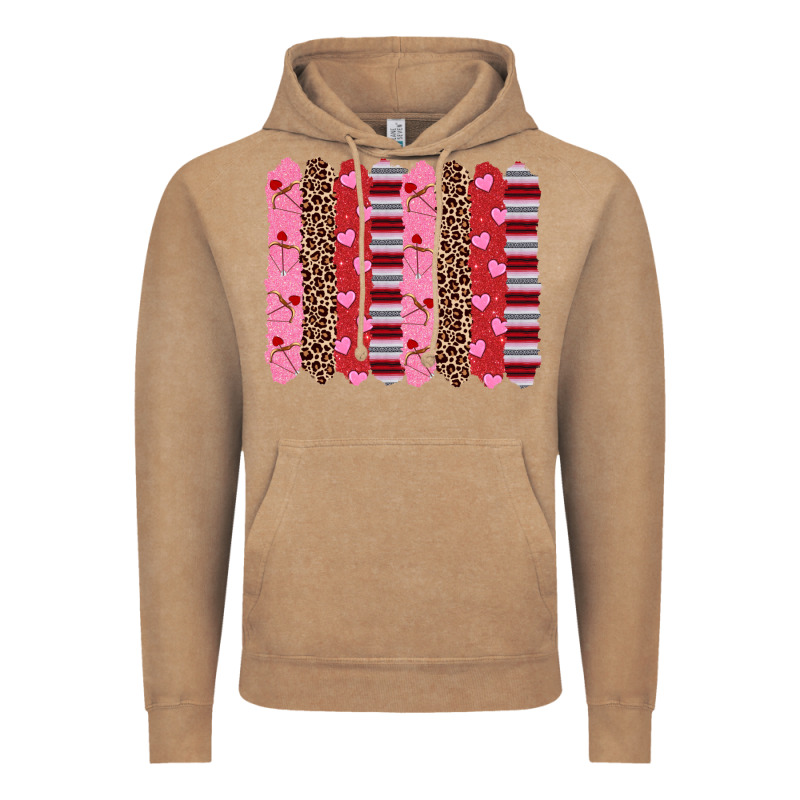 Valentine's Day Brushstrokes Vintage Hoodie by RanaPortraitStore | Teevron