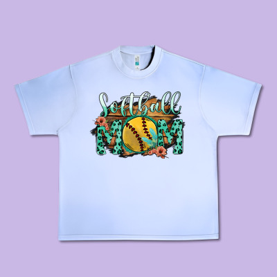 Softball Mom Urban Heavy Tee Designed By Bettercallsaul