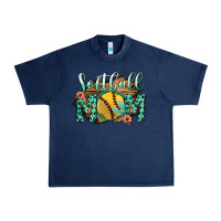 Navy Softball Mom Urban Heavy Tee - Bettercallsaul