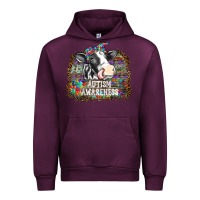 Mauve Wine autism awareness2 Urban Hoodie - SublimationCraftShop