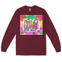Burgundy Fight Cancer in all colors Long Sleeve Tee - NancyCooperArtShop
