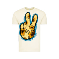Vintage Arctic Yellow Glitter Sunflower Peace Sign Vintage Tee - Jasminsmagicworld