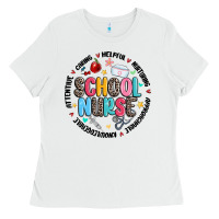 White school nurse Ladies Tee - MaliasSmallBusiness