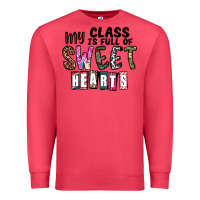 Cardinal my class ısfull of sweet hearts Premium Sweatshirt - CowhideDigitalArt