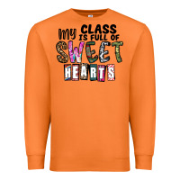 Carrot my class ısfull of sweet hearts Premium Sweatshirt - CowhideDigitalArt
