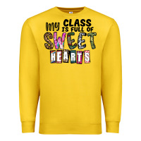 Lemon my class ısfull of sweet hearts Premium Sweatshirt - CowhideDigitalArt