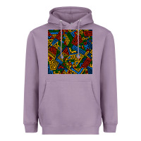 Lavender african geometric seamless pattern Heavyweight Hoodie - BundleAndBundleShop