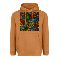 Meerkat african geometric seamless pattern Heavyweight Hoodie - BundleAndBundleShop
