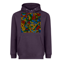 Plum african geometric seamless pattern Heavyweight Hoodie - BundleAndBundleShop