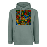 Sage african geometric seamless pattern Heavyweight Hoodie - BundleAndBundleShop