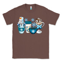 Chestnut Winter Coffee Cups Classic Tee - Artiststas