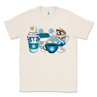 Natural Winter Coffee Cups Classic Tee - Artiststas