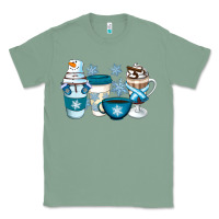 Sage Winter Coffee Cups Classic Tee - Artiststas