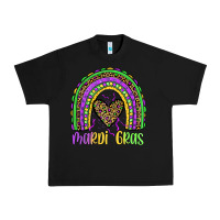 Black mardi gras rainbow Urban Heavy Tee - JahusDesignShop