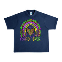 Navy mardi gras rainbow Urban Heavy Tee - JahusDesignShop