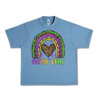 Pebble Blue mardi gras rainbow Urban Heavy Tee - JahusDesignShop